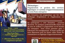 FORMATION EN LOGISTIQUE GLOBALE ET GESTION DES APPROVISIONNEMENTS recherche_d_emploi